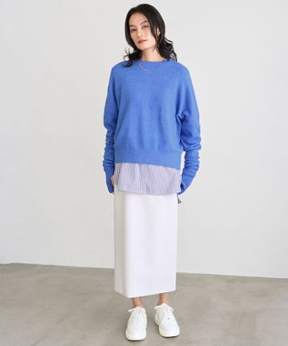 選べる着丈】ダブルクロス Iラインスカート / UNFILO | ファッション 