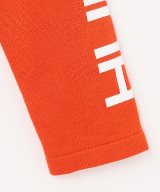 PW CIRCULUS 【WOMEN】【洗える】ベアフェイスモチーフ クルーネック ニット オレンジ系