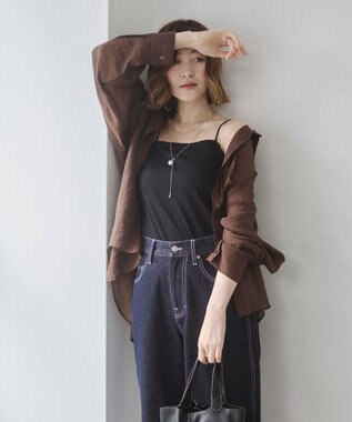 WEGO 【カップ付き】接触冷感なちゅ盛れ2WAYカップインキャミ