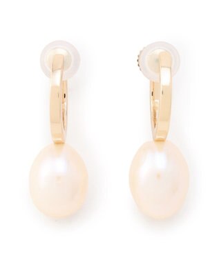 TOCCA DROP PEARL HOOP EARRINGS イヤリング ゴールド系