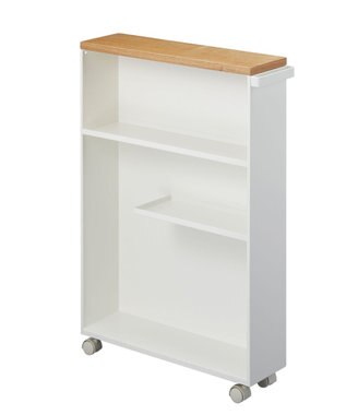 tower ハンドル付きスリムトイレラック タワー ホワイト ホワイト