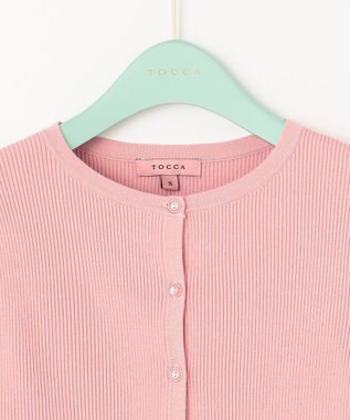 TOCCA 【洗える】RESONATE カーディガン ピンク系