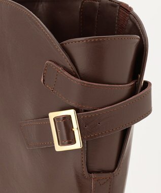 23区 ジョッキーロング ブーツ(Ｌサイズ) ダークブラウン系