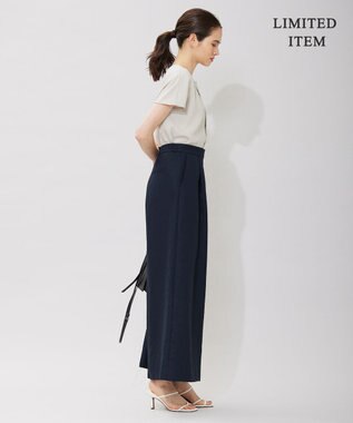 ICB L 【WEB限定・洗える】BackSatinGeorgette ブラウス ベージュ系