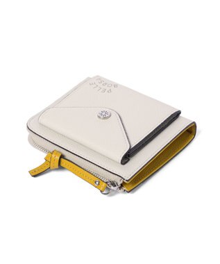 PELLE BORSA L字ファスナーコンパクト財布 Very Goods ベリーグッズ 7206 アイボリー