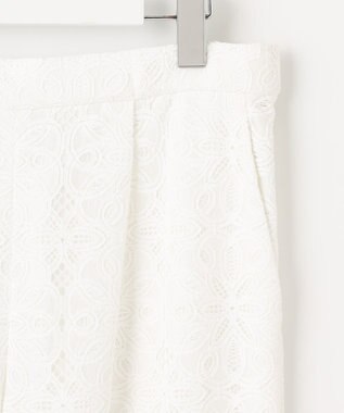 自由区 【カタログ掲載・洗える】フラワータイルレース パンツ オフホワイト