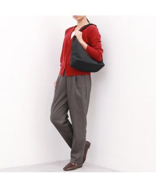 UNBILLION カシュカシュ cachecache / 三つ編みハンドルドット刺繍トート ブラック