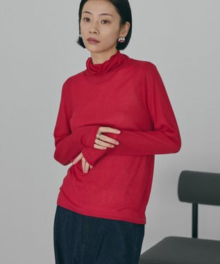 AMERICAN HOLIC シアーテレコタートルネックプルオーバー