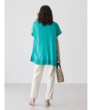 AMERICAN HOLIC 接触冷感Ｖネックニットカーディガン Green