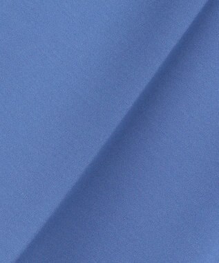 自由区 【洗える】ライトフィールジャージーワイドストレート パンツ ブルー