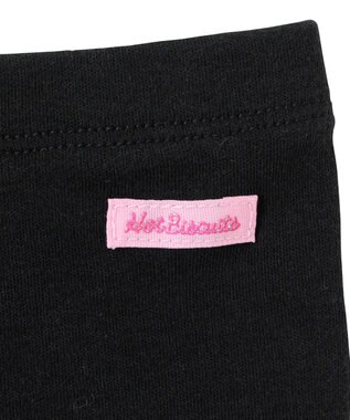 MIKI HOUSE HOT BISCUITS 【80-130cm】 裾レース オーバーパンツ 黒