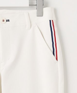 23区GOLF 透けにくい白！【WOMEN】トリコットツイル  ベーシックパンツ ホワイト系