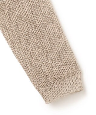 BEIGE， OPTICAL / ロングカーディガン Flax
