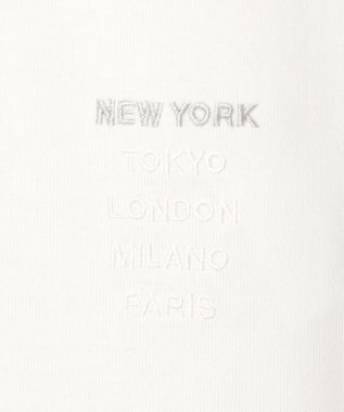 ICB 【30th ANNIVERSARY】New Yorkフォトプリント ロングスリーブTシャツ オフホワイト系