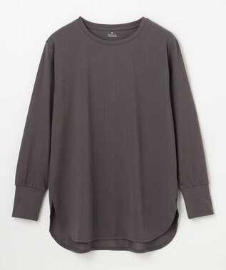 ANY L シャツテールロングスリーブＴシャツ スレート