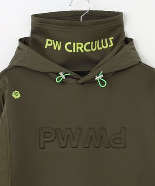 PW CIRCULUS 【MEN】中綿コンビデタッチャブルフーディ カーキ系