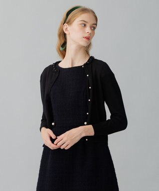 TOCCA 【洗える！】ANGELA カーディガン ブラック系