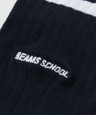 BEAMS SCHOOL 28cm丈スクールソックス ネイビー