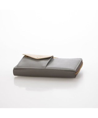 UNBILLION カシュカシュ cachecache / リールキー付きウォレットショルダーバッグ イエローミックス