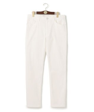 J.PRESS MEN ピケストレッチ スローンデニムス ホワイト系