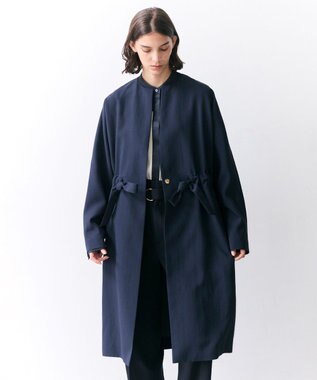 BEIGE， PORDIC / ドロスト付きロングスプリングコート