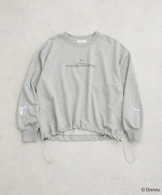 Green Parks ナイトメア／裾ドロストミニ裏毛プルオーバーⅡ Gray Mixture