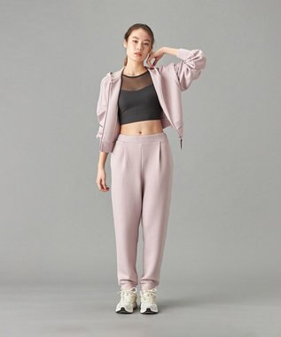 Chacott ダンボールフルジップフーディー グレイッシュローズ