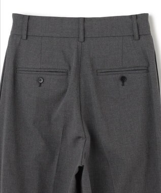 uncrave TRツイル ベーシックトラウザー チャコール