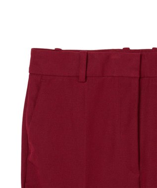 JOSEPH ギャバジンストレッチトラウザーズ　タフィラ Ruby