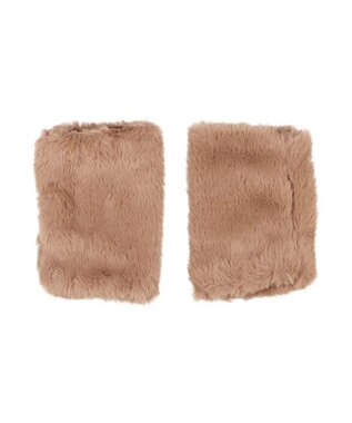 UNBILLION カシュネ cache nez / フェイクファーグローブ ダークベージュ