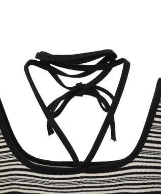 Green Parks チョーカー付きタンクトップ Border