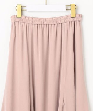 ANY SIS 【撥水】サテンナローフレア スカート ローズグレー