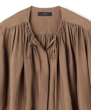 JOSEPH ハボタイ　ボタンアップブラウス Frozen Mocha