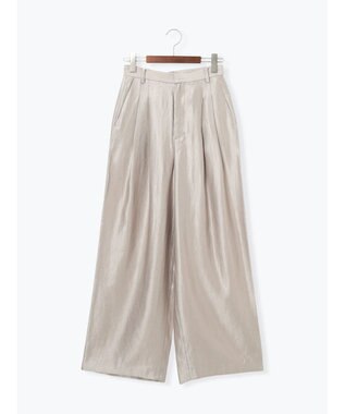 Te chichi シャイニーワイドパンツ(セットアップ可) モカ
