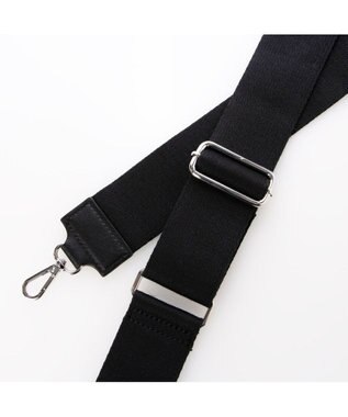 UNBILLION カシュカシュ cachecache / 雑材風テープハンドルパーテーショントート ブラックミックス