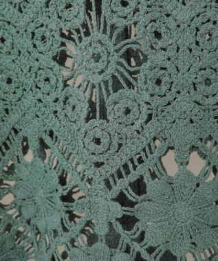 Green Parks ・ＳＵＧＡＲ　ＳＰＯＯＮ　２ｗａｙクロシェカーディガン Gray Beige