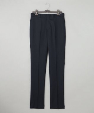 GOTAIRIKU ロングセラー【洗える/折り目加工/シワになりにくい/ウエストアジャスター】ウォッシャブル サマーウール100％パンツ_定番色(ノータック)23/24年モデル ネイビー系