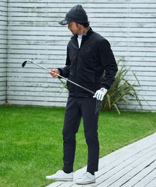23区GOLF 【UNISEX】リバーシブル トラックジャケット ブラック系
