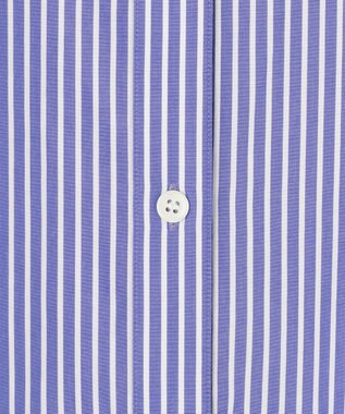 23区 L 【洗える】CANCLINI ティアードフリル ブラウス ブルーストライプ