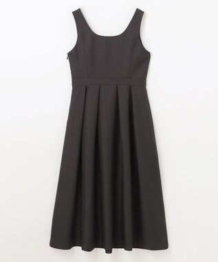 GRACE CONTINENTAL ツイルタックワンピース ブラック