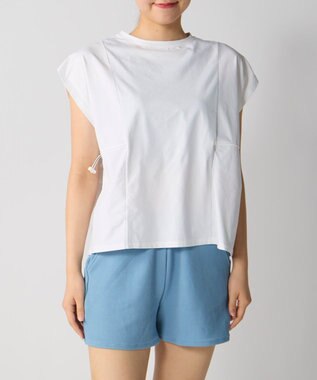 OP／FILA 【Ocean Pacific】ドロストTシャツ付き４点セット水着 ブルー