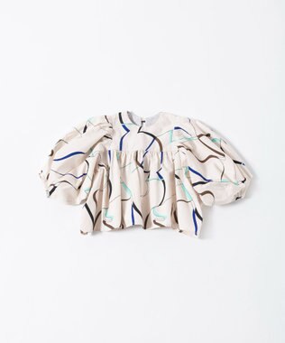 TRICOTE CUT RIBBON PUFF SLEEVES/カットリボンパフスリーブ