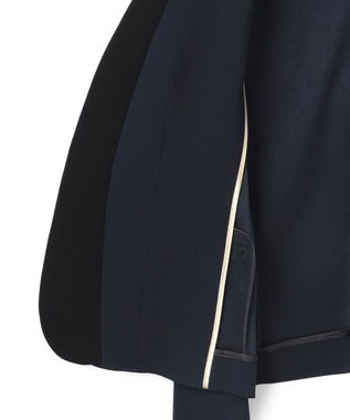 BEIGE， 【セットアップ対応】CINDY / ダブルカラージャケット Navy x Black
