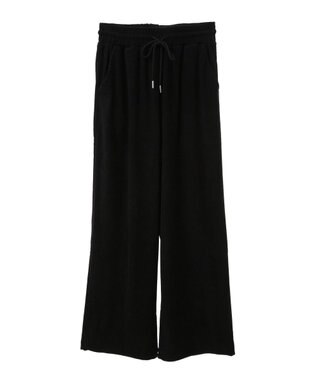 earth music&ecology リラックスコーデュロイパンツ Black