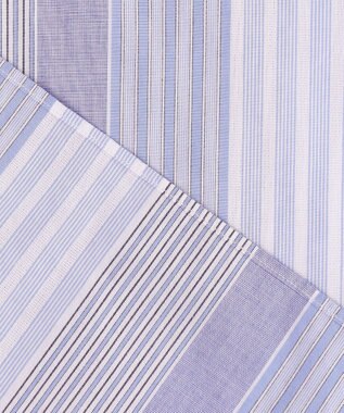 J.PRESS YORK STREET 【UNISEX】マルチストライプ シャツ サックスブルー系7