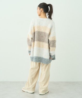 earth music&ecology リラックスコーデュロイパンツ Ivory