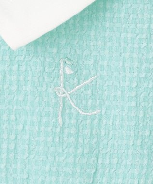 組曲 KIDS 【150-160㎝】ティアード チュニック ターコイズブルー