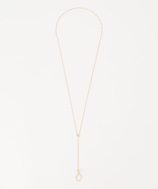 J.PRESS LADIES 【3way】チェーンラリエット ネックレス ゴールド系