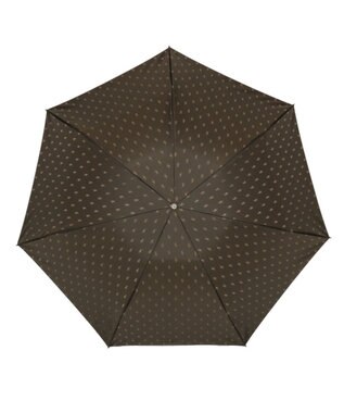 MOONBAT 【大きめ60cm】POLO RALPH LAUREN メンズ 折りたたみ傘 ジャガード 60cm ダークブラウン
