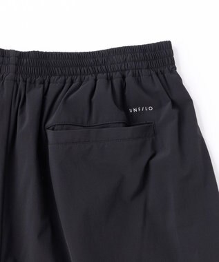 UNFILO ハイストレッチムーブ ワイドパンツ ブラック